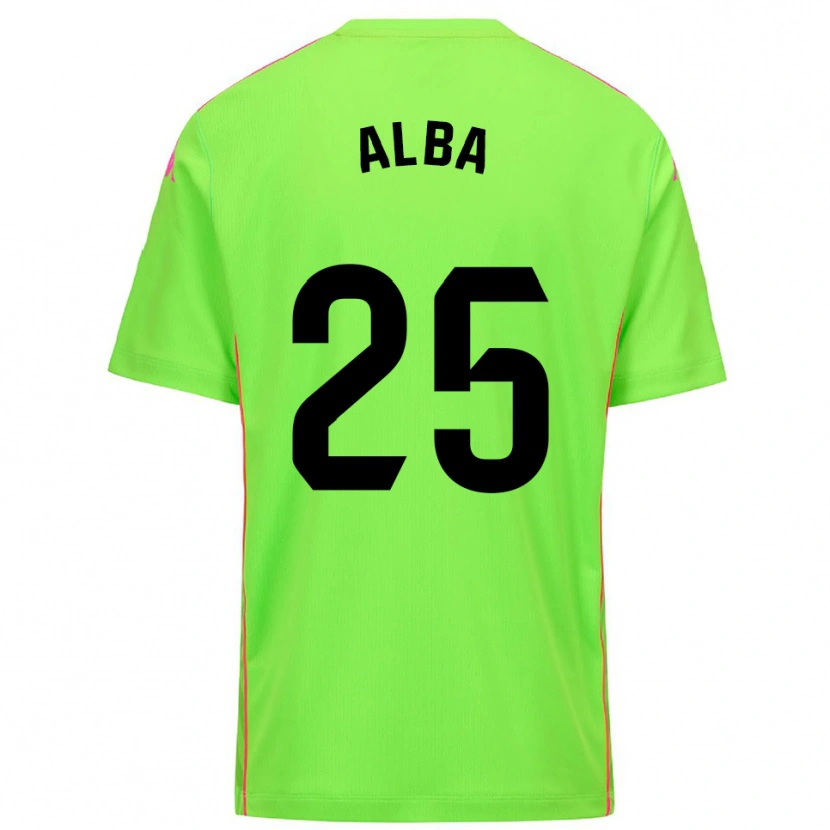 Danxen Men Alba Acebes Rodríguez #25 Lirme Deep Pink Goalkeeper Jersey 2025/26 T-Shirt