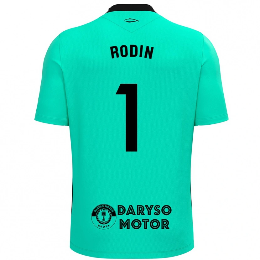 Danxen Men Antonio Rodin #1 Turquoise Black Goalkeeper Jersey 2025/26 T-Shirt