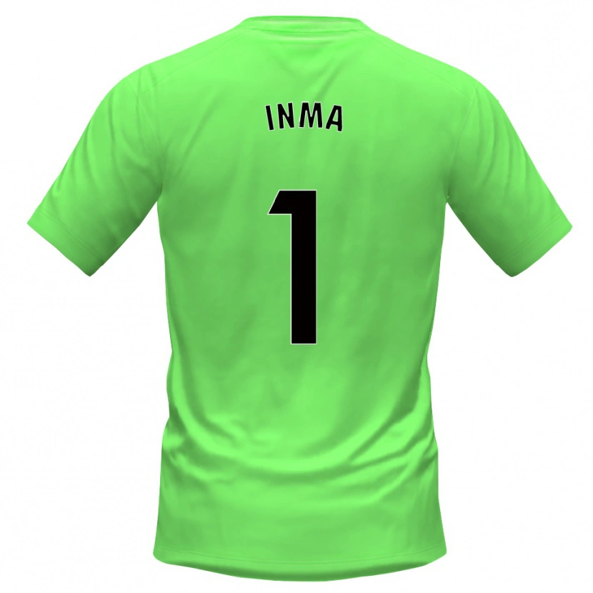 Danxen Men Imaculada Almendros Fernández #1 Green Black Goalkeeper Jersey 2025/26 T-Shirt