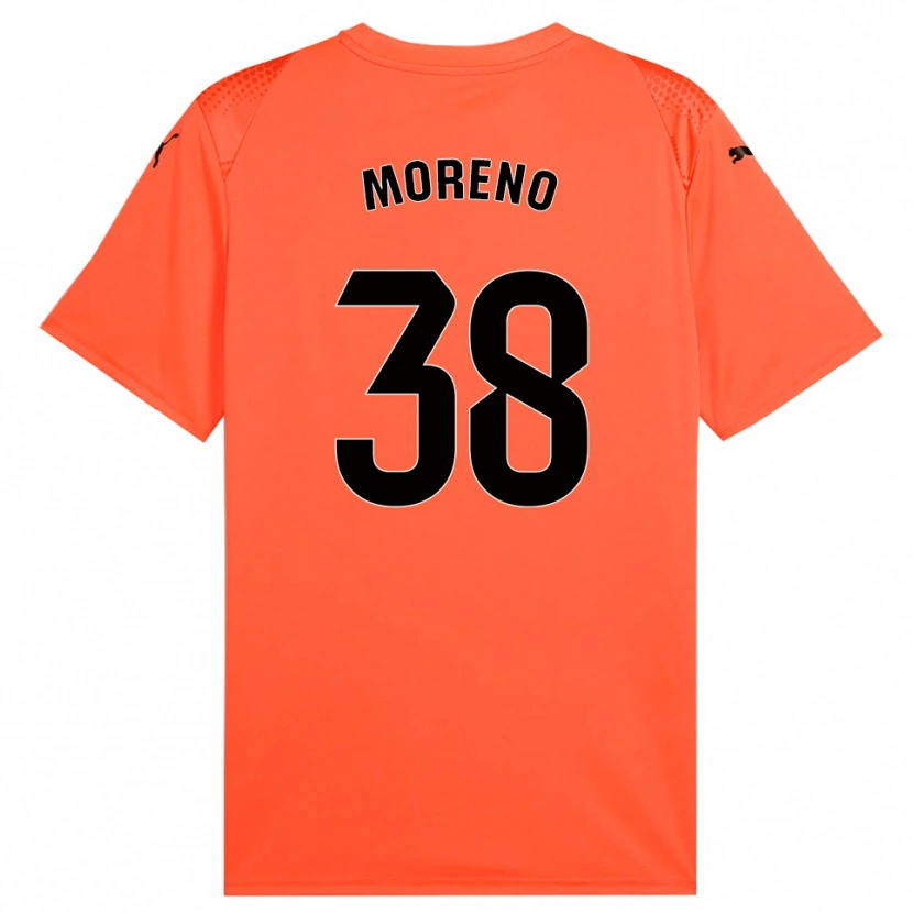 Danxen Men Gerard Moreno #38 Orange Black Red Goalkeeper Jersey 2025/26 T-Shirt