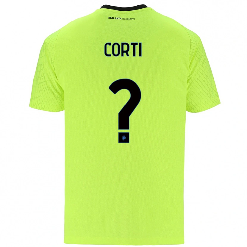 Danxen Men Edoardo Corti #0 Yellow Green Red Goalkeeper Jersey 2025/26 T-Shirt