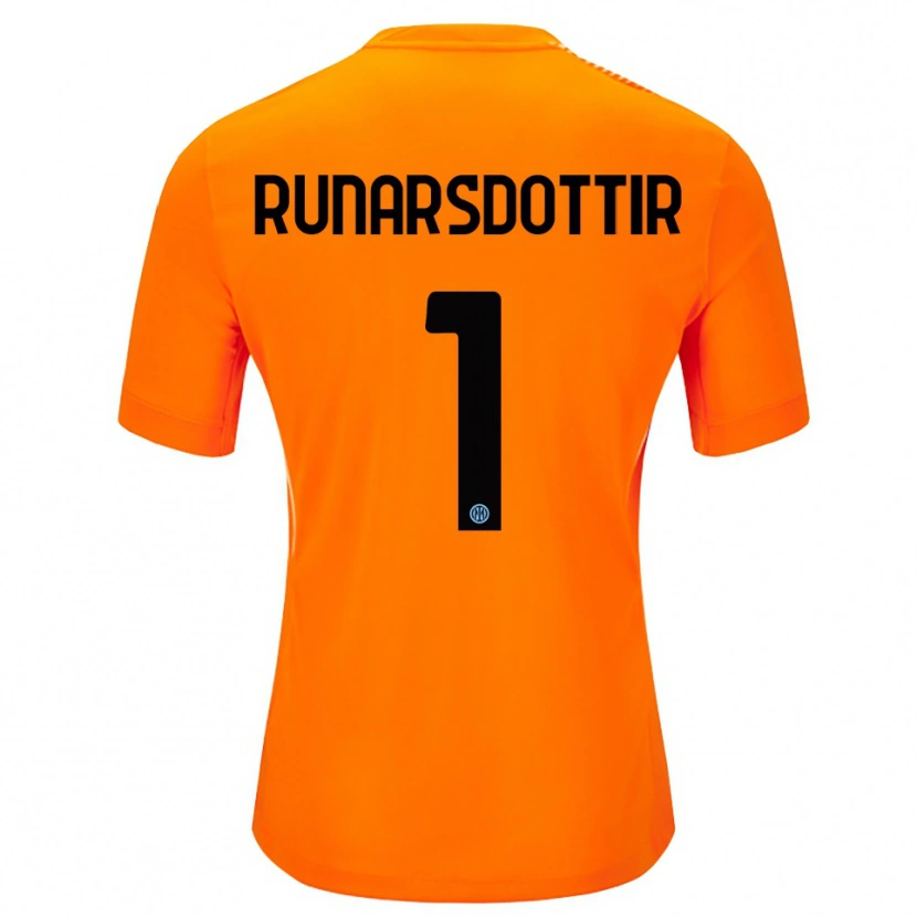 Danxen Men Cecilía Rán Rúnarsdóttir #1 Light Orange Black Goalkeeper Jersey 2025/26 T-Shirt