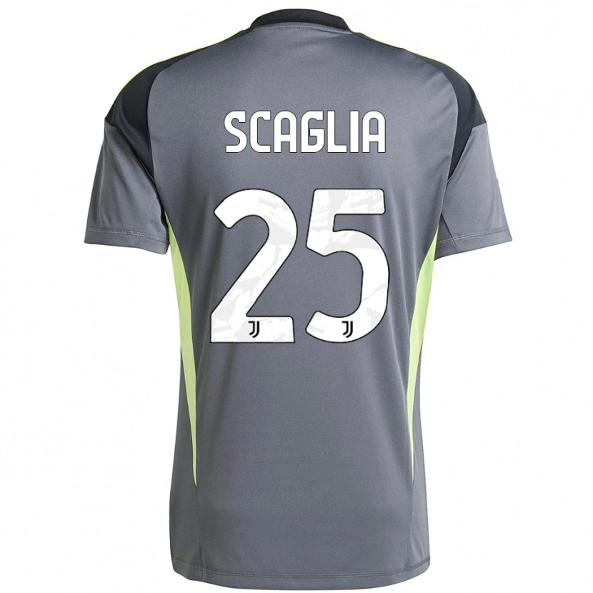 Danxen Men Simone Scaglia #25 Dark Gray White Goalkeeper Jersey 2025/26 T-Shirt