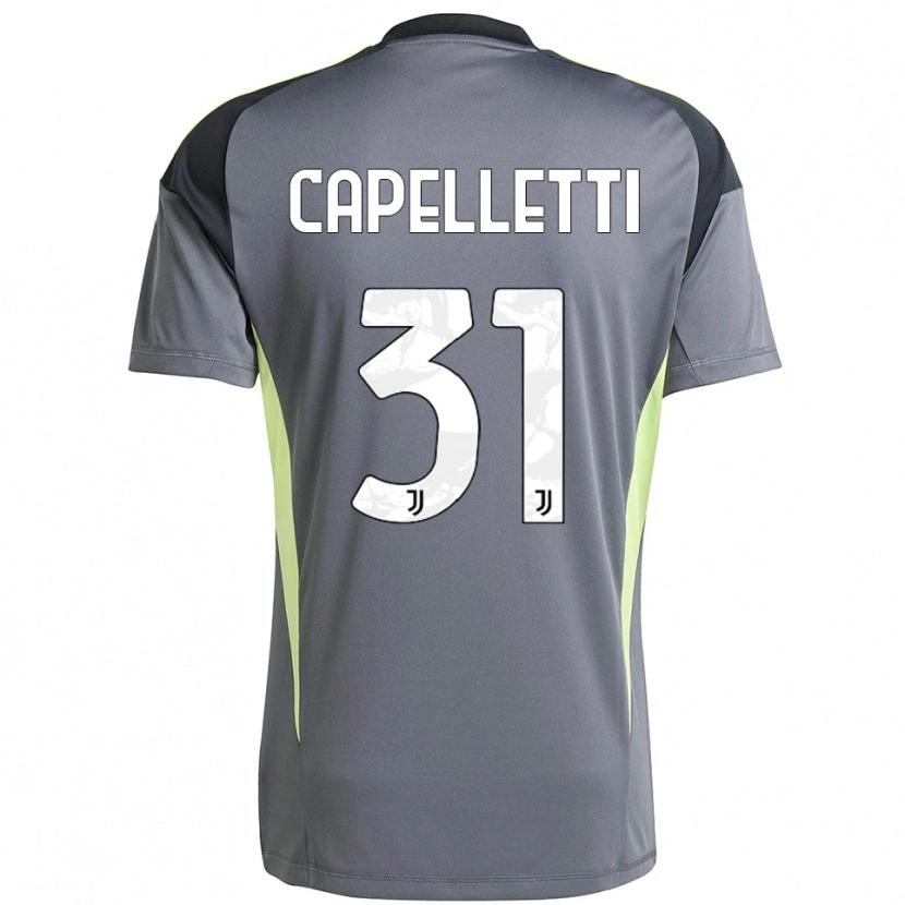 Danxen Men Alessia Capelletti #31 Dark Gray White Goalkeeper Jersey 2025/26 T-Shirt