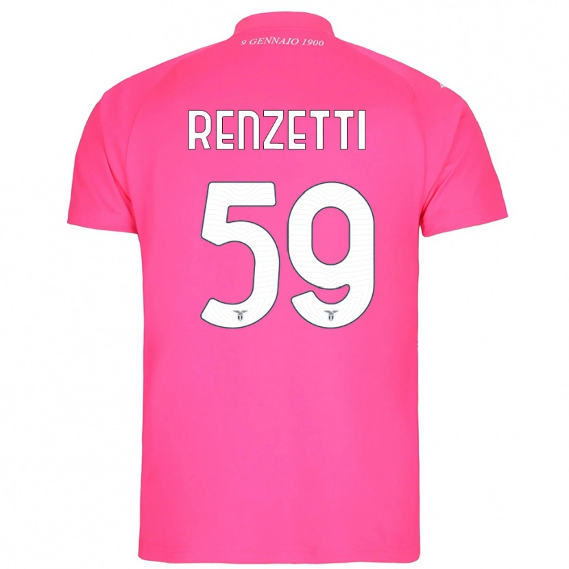 Danxen Men Davide Renzetti #59 Deep Pink Goalkeeper Jersey 2025/26 T-Shirt