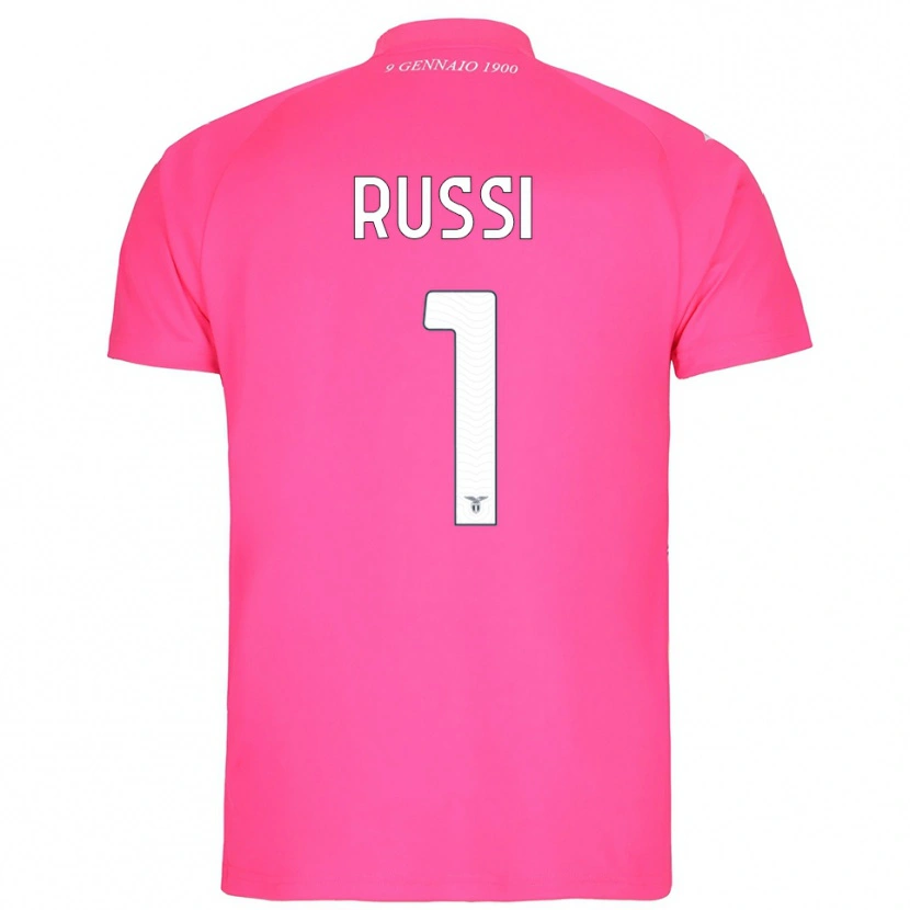 Danxen Men Gabriele Russi #1 Deep Pink Goalkeeper Jersey 2025/26 T-Shirt