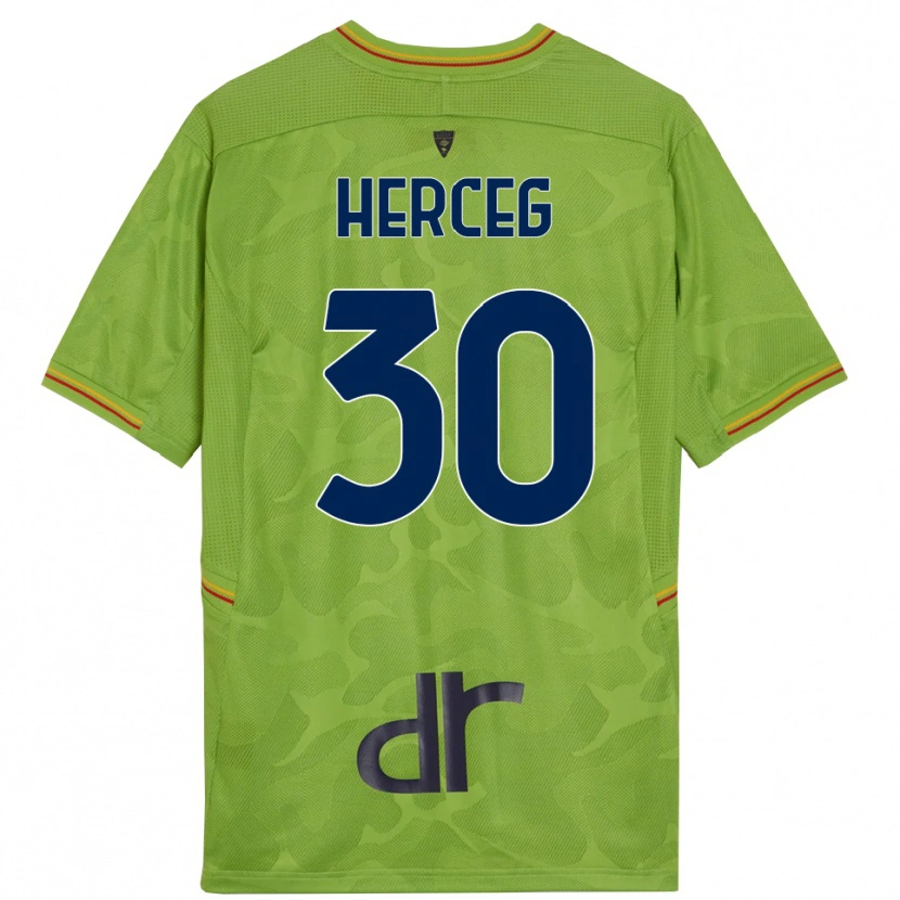 Danxen Men Lovro Herceg #30 Forest Green Black Goalkeeper Jersey 2025/26 T-Shirt