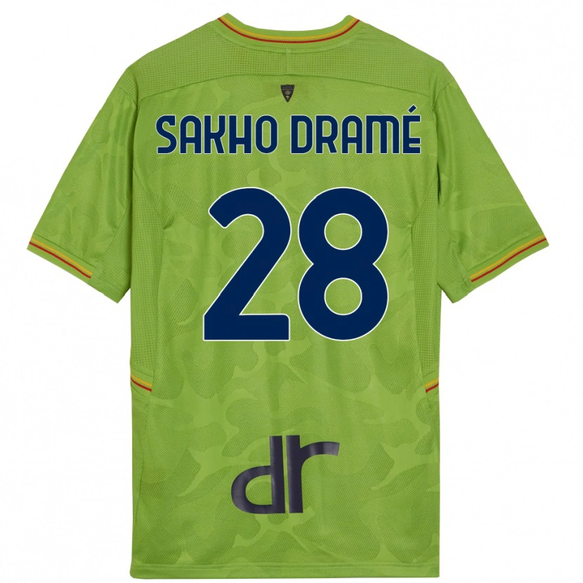 Danxen Men Samba Sakho Dramé #28 Forest Green Black Goalkeeper Jersey 2025/26 T-Shirt