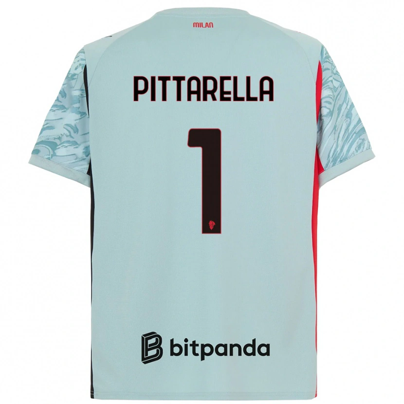 Danxen Men Matteo Pittarella #1 Light Blue Red Goalkeeper Jersey 2025/26 T-Shirt