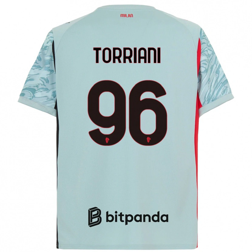 Danxen Men Lorenzo Torriani #96 Light Blue Red Goalkeeper Jersey 2025/26 T-Shirt