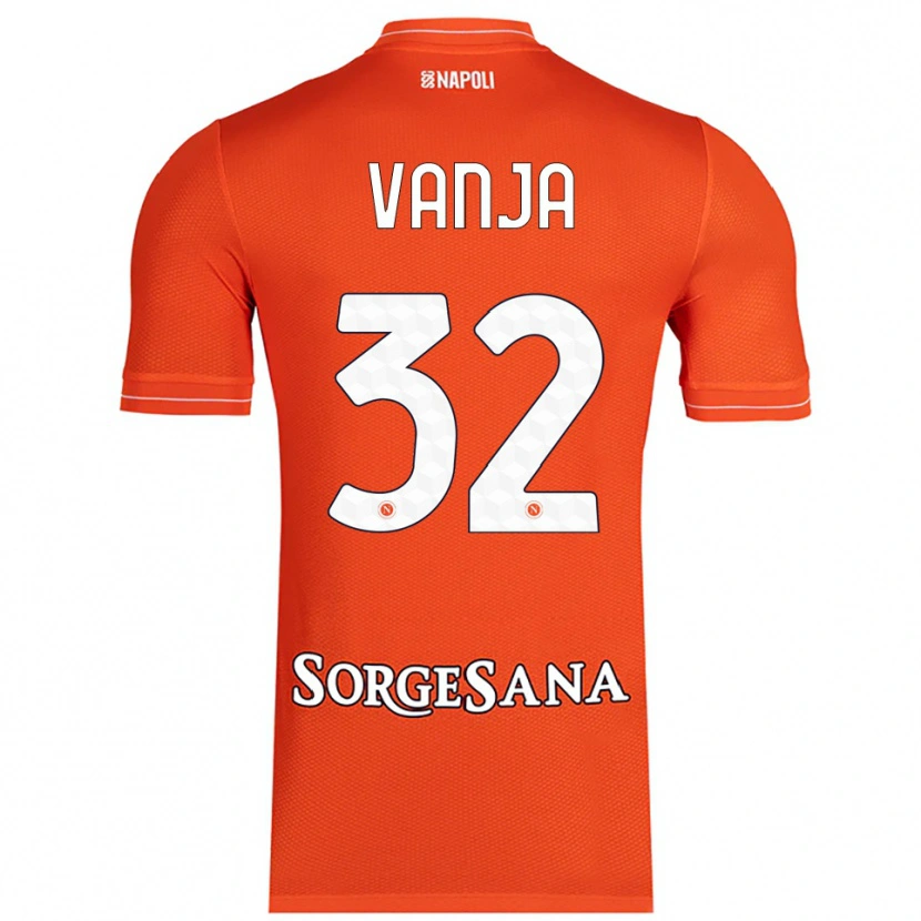 Danxen Men Vanja Milinković-Savić #32 Orange Red White Goalkeeper Jersey 2025/26 T-Shirt
