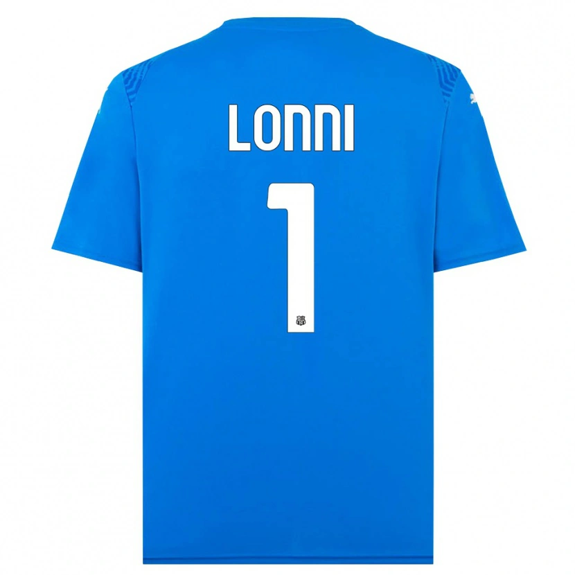 Danxen Men Lia Lonni #1 Blue White Goalkeeper Jersey 2025/26 T-Shirt