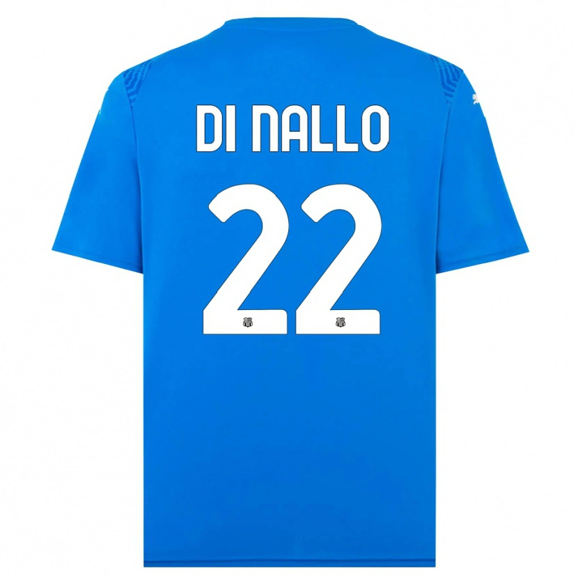 Danxen Men Erica Di Nallo #22 Blue White Goalkeeper Jersey 2025/26 T-Shirt