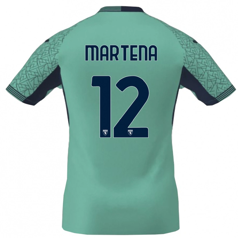 Danxen Men Gabriele Martena #12 Blue Lagoon Goalkeeper Jersey 2025/26 T-Shirt
