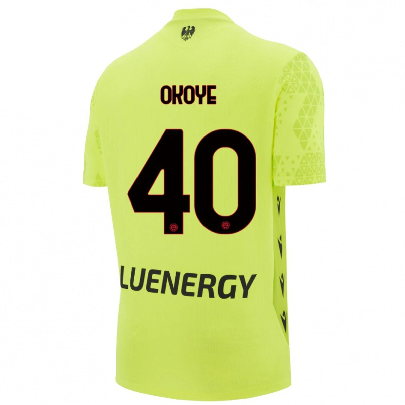 Danxen Men Maduka Okoye #40 Green Yellow Black Goalkeeper Jersey 2025/26 T-Shirt