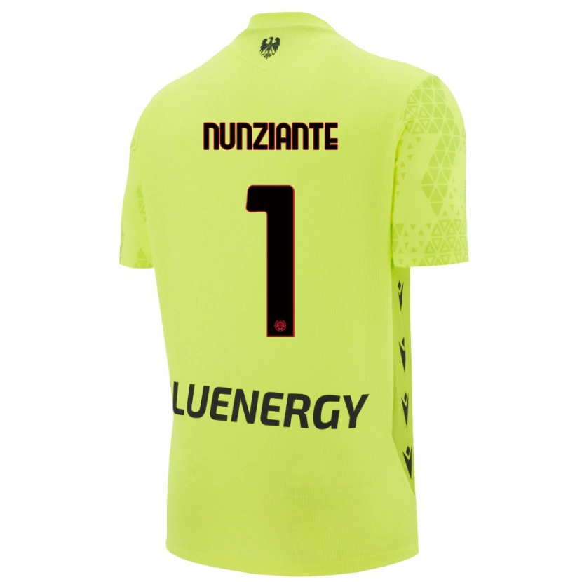 Danxen Men Alessandro Nunziante #1 Green Yellow Black Goalkeeper Jersey 2025/26 T-Shirt