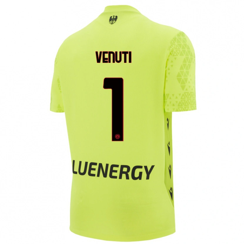 Danxen Men Gioele Venuti #1 Green Yellow Black Goalkeeper Jersey 2025/26 T-Shirt