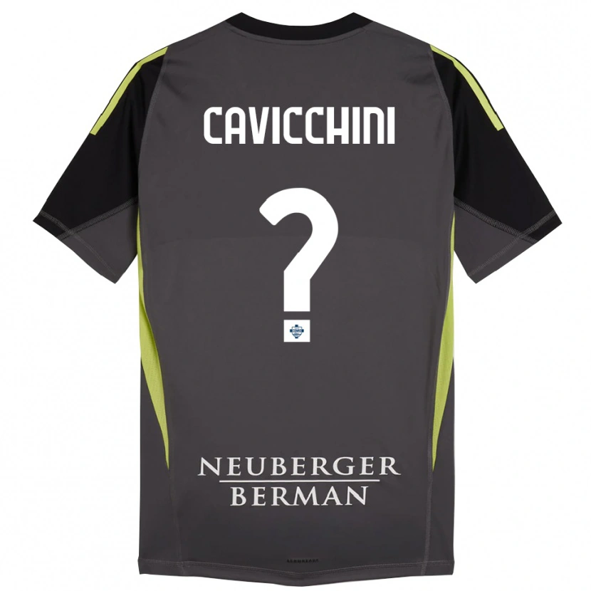 Danxen Men Leonardo Cavicchini #0 Black Light Green Goalkeeper Jersey 2025/26 T-Shirt