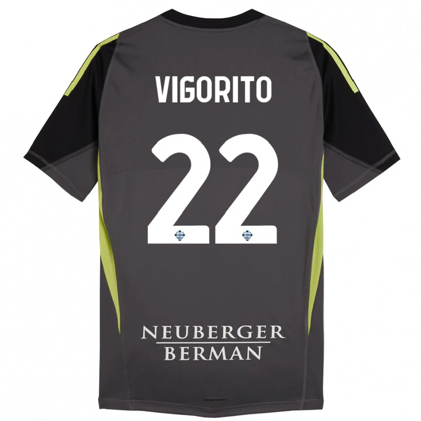 Danxen Men Mauro Vigorito #22 Black Light Green Goalkeeper Jersey 2025/26 T-Shirt