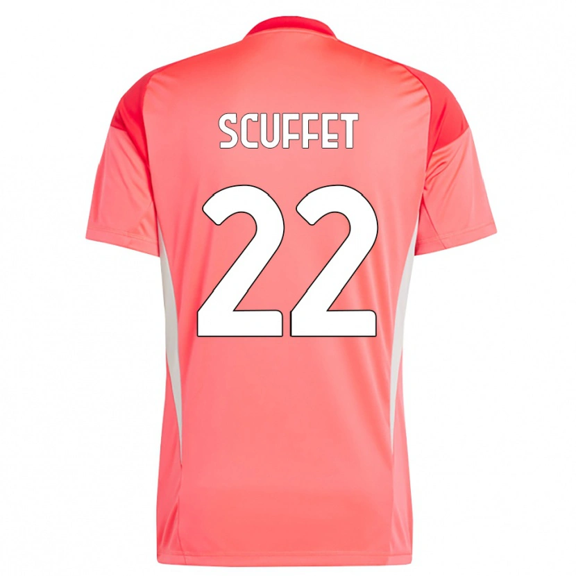 Danxen Men Simone Scuffet #22 Red White Goalkeeper Jersey 2025/26 T-Shirt