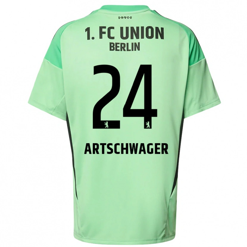 Danxen Men Finn Artschwager #24 Light Green Black Goalkeeper Jersey 2025/26 T-Shirt