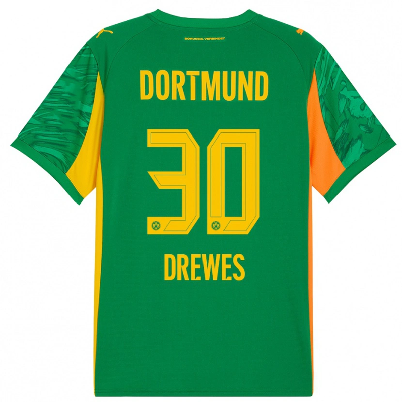 Danxen Men Patrick Drewes #30 Green Orange Goalkeeper Jersey 2025/26 T-Shirt