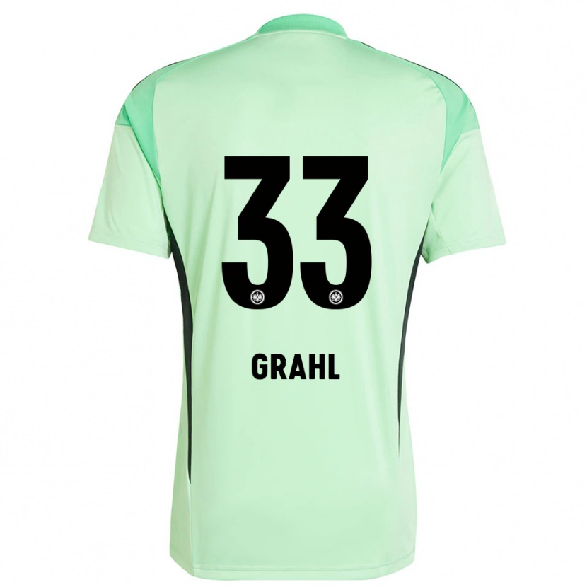 Danxen Men Jens Grahl #33 Light Green Black Goalkeeper Jersey 2025/26 T-Shirt