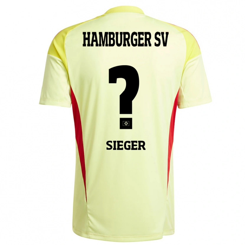 Danxen Men Laura Sieger #0 Yellow Black Red Goalkeeper Jersey 2025/26 T-Shirt