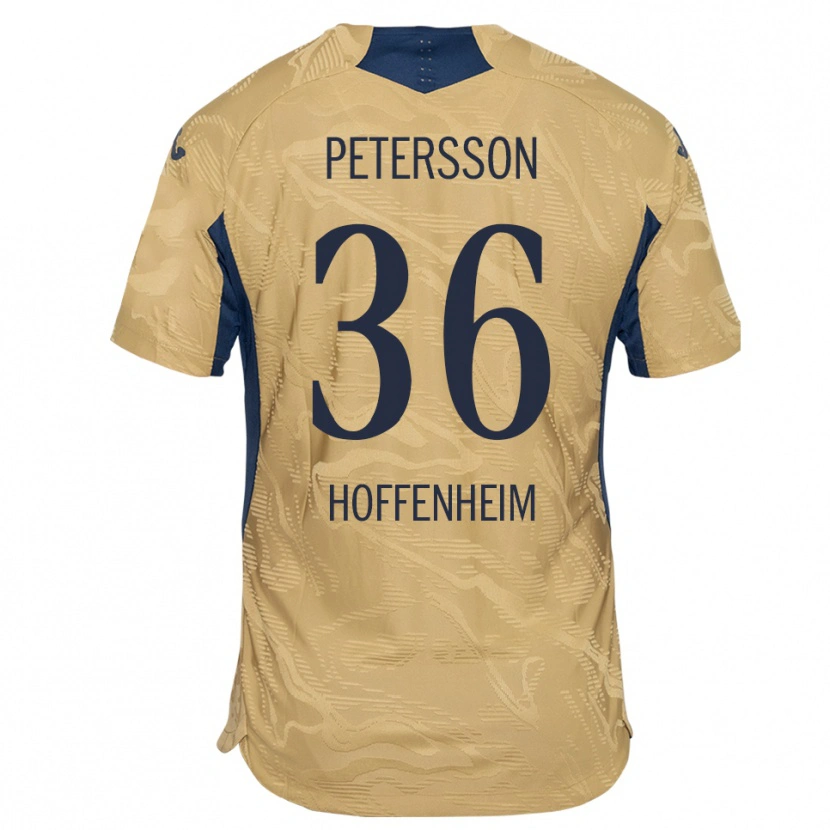 Danxen Men Lúkas Petersson #36 Tan Black Goalkeeper Jersey 2025/26 T-Shirt
