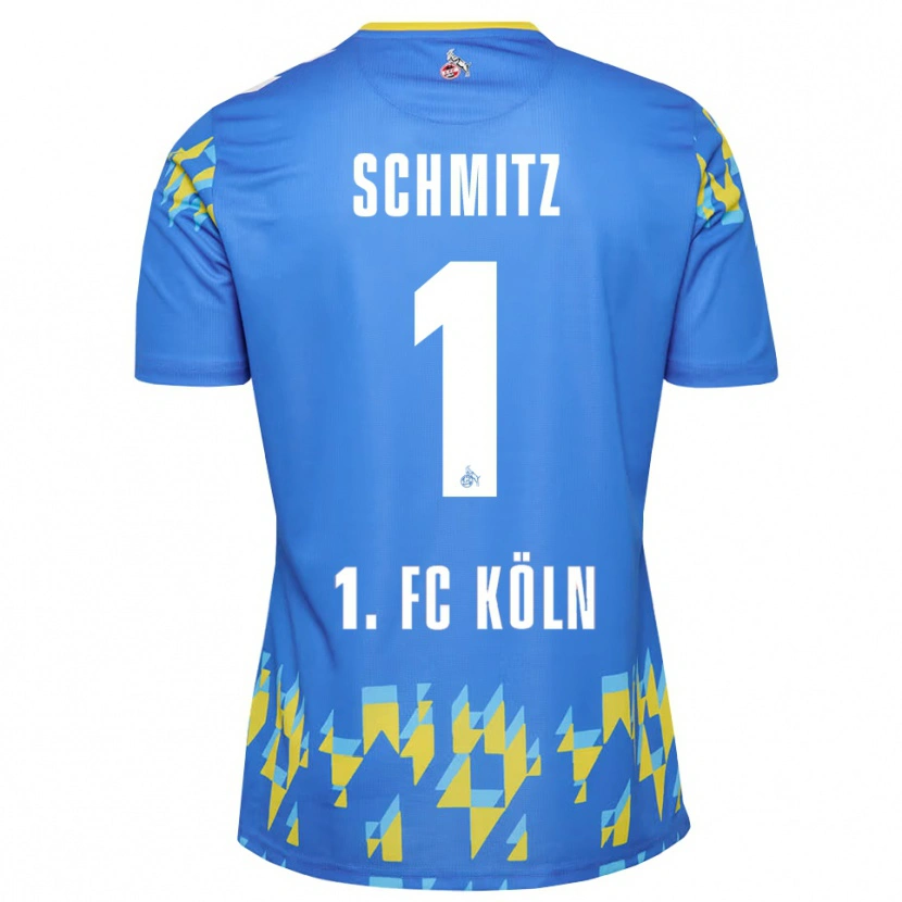 Danxen Men Lisa Schmitz #1 Cornflower Blue Goalkeeper Jersey 2025/26 T-Shirt