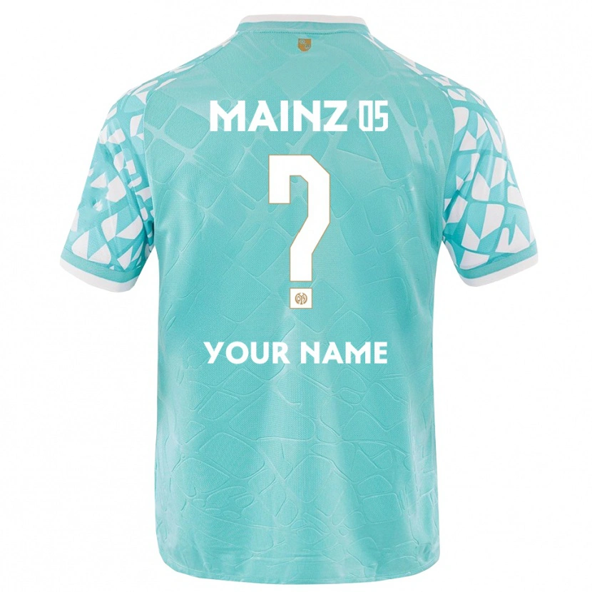 Danxen Men 1. FSV Mainz 05 Turquoise White Goalkeeper Jersey 2025/26 T-Shirt