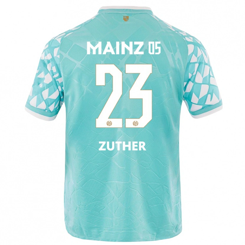 Danxen Men Pit Zuther #23 Turquoise White Goalkeeper Jersey 2025/26 T-Shirt