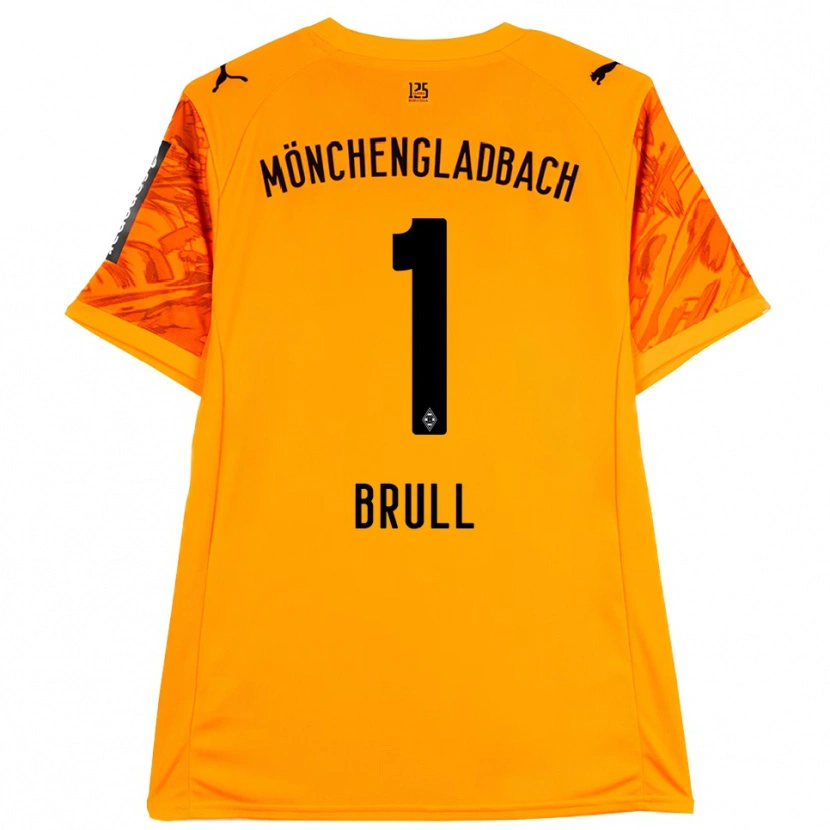 Danxen Men Maximilian Brüll #1 Orange Yellow Black Goalkeeper Jersey 2025/26 T-Shirt