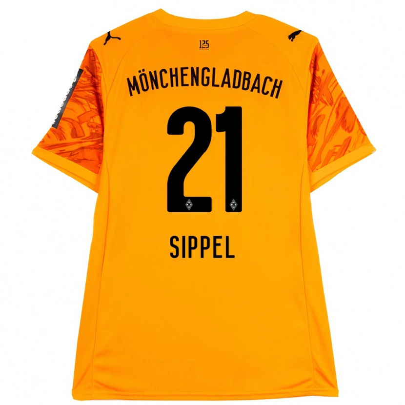 Danxen Men Tobias Sippel #21 Orange Yellow Black Goalkeeper Jersey 2025/26 T-Shirt
