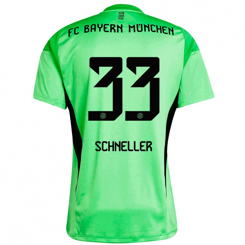 Danxen Men Lukas Schneller #33 Medium Spring Green Goalkeeper Jersey 2025/26 T-Shirt