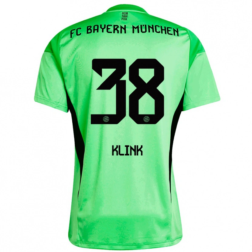Danxen Men Anna Klink #38 Medium Spring Green Goalkeeper Jersey 2025/26 T-Shirt