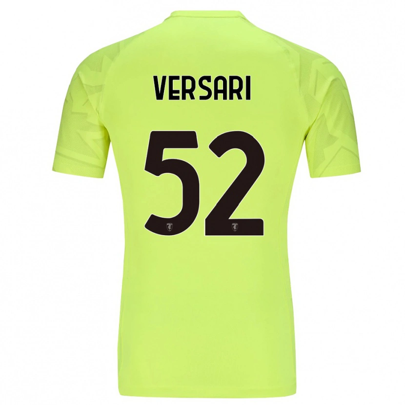 Danxen Men Francesco Versari #52 Fluorescent Green Goalkeeper Jersey 2025/26 T-Shirt