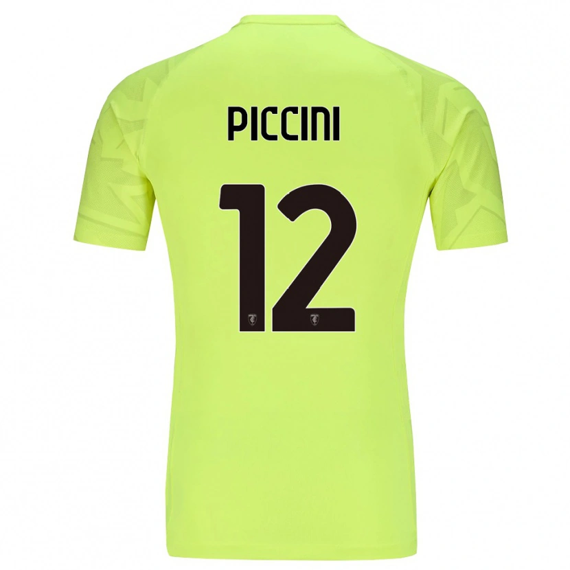 Danxen Men Bernardo Piccini #12 Fluorescent Green Goalkeeper Jersey 2025/26 T-Shirt