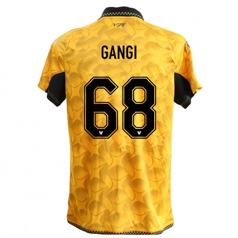 Danxen Men Chiara Gangi #68 Yellow Black Goalkeeper Jersey 2025/26 T-Shirt