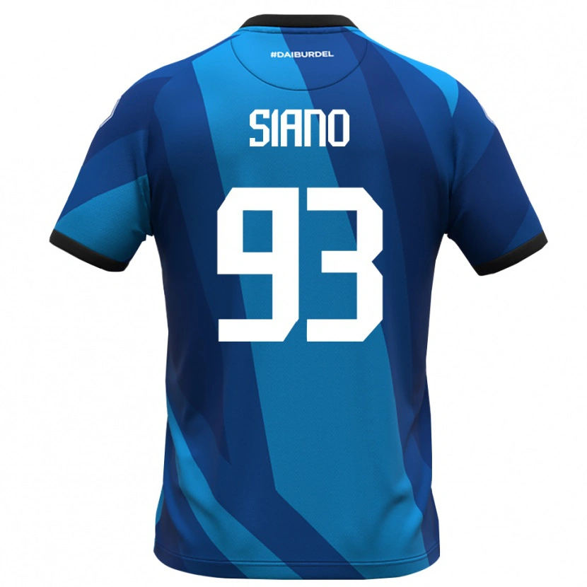 Danxen Men Alessandro Siano #93 Royal Blue Orange Goalkeeper Jersey 2025/26 T-Shirt