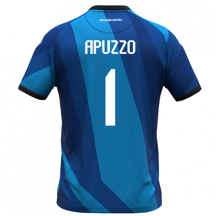 Danxen Men Davide Apuzzo #1 Royal Blue Orange Goalkeeper Jersey 2025/26 T-Shirt