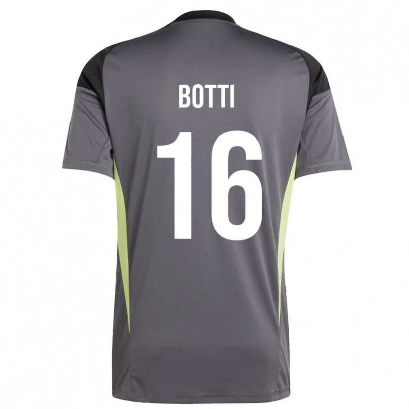 Danxen Men Federico Botti #16 Dim Gray Goalkeeper Jersey 2025/26 T-Shirt