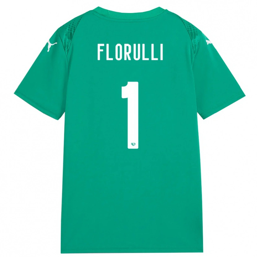 Danxen Men Gerlando Florulli #1 Sea Green White Goalkeeper Jersey 2025/26 T-Shirt