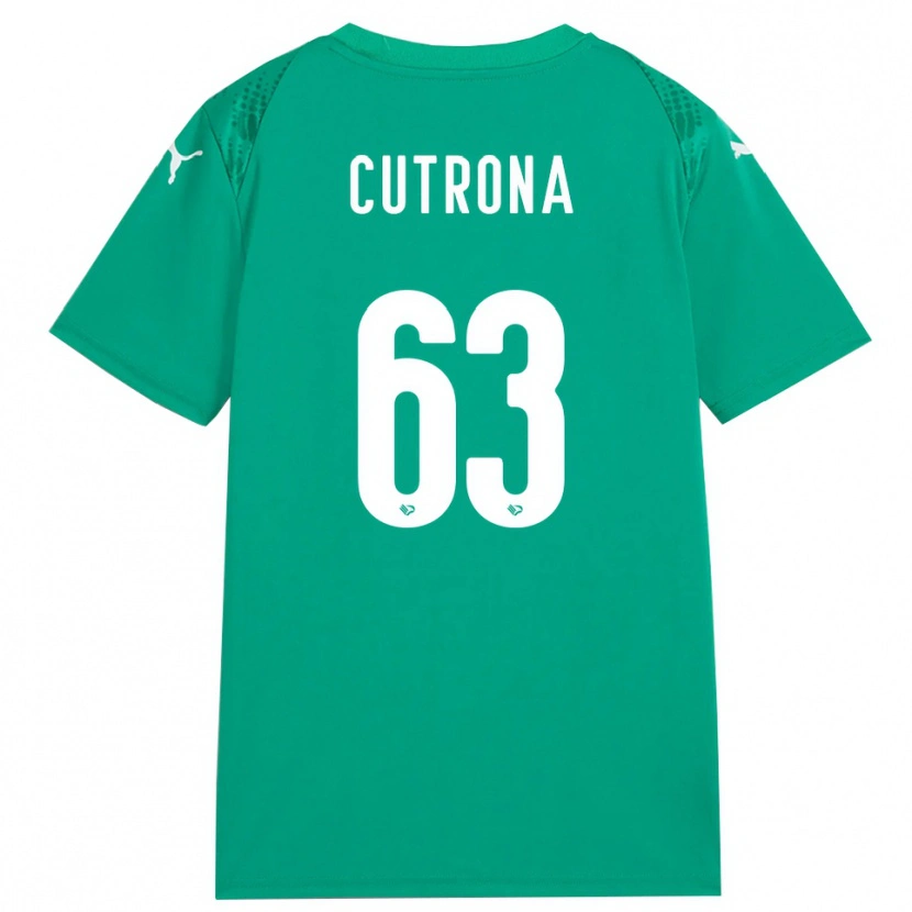 Danxen Men Francesco Cutrona #63 Sea Green White Goalkeeper Jersey 2025/26 T-Shirt