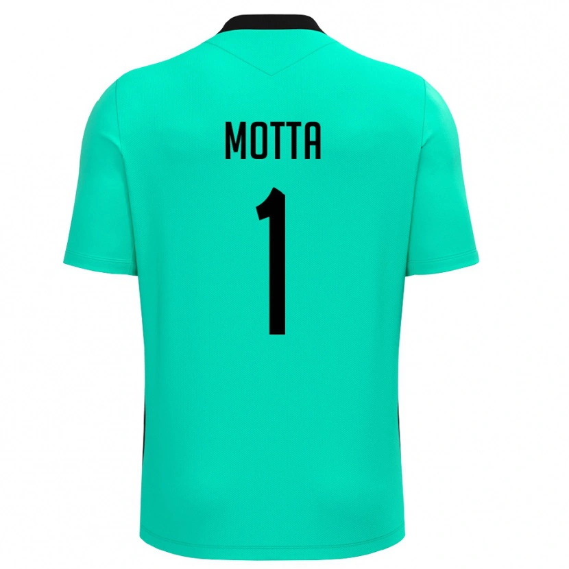 Danxen Men Edoardo Motta #1 Turquoise Black Goalkeeper Jersey 2025/26 T-Shirt