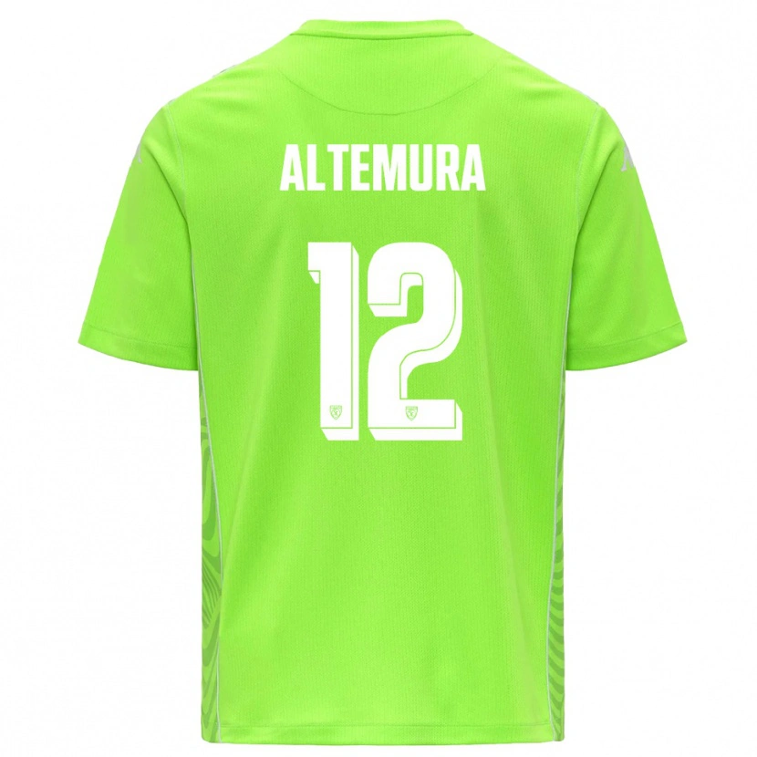 Danxen Men Tommaso Altemura #12 Lawn Green White Goalkeeper Jersey 2025/26 T-Shirt