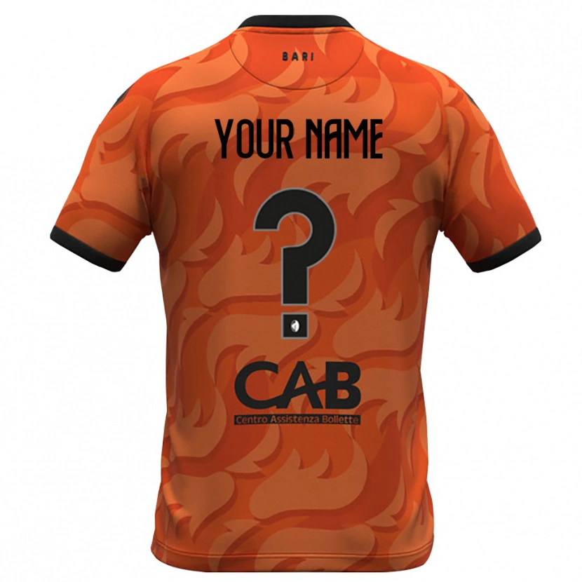 Danxen Men SSC Bari Dark Orange Black Goalkeeper Jersey 2025/26 T-Shirt