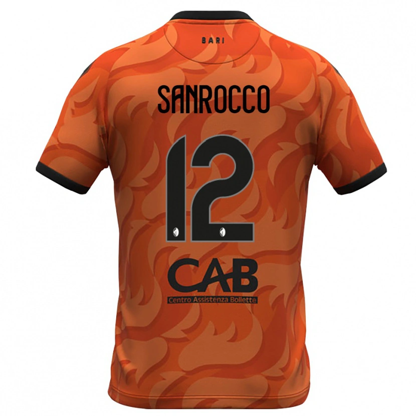 Danxen Men Michele Sanrocco #12 Dark Orange Black Goalkeeper Jersey 2025/26 T-Shirt