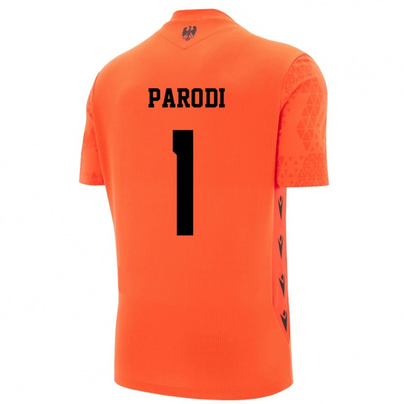 Danxen Men Alessio Parodi #1 Dark Orange Black Goalkeeper Jersey 2025/26 T-Shirt