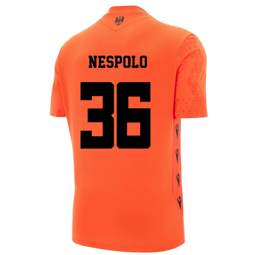 Danxen Men Sabrina Nespolo #36 Dark Orange Black Goalkeeper Jersey 2025/26 T-Shirt